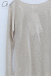 SWAYING 24 Autumn and Winter Wool Blended One-shoulder Lamb Leg Sleeve Top SW-SW24AW1T14-MX SW-SW24AW1T13 Beixing